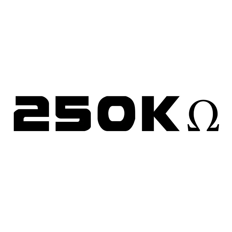 Potenciómetros de Guitarra y Bajo de 250 kilo ohms