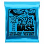 Cuerdas Ernie Ball Bass  40-95  Extra Slinky (2835). Set de 4 cuerdas de Bajo Eléctrico:   40 - 60 - 70 - 95.